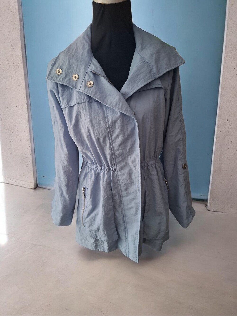 Anorak Light Blue Womens Light Jacket Size XS